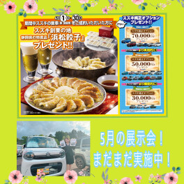 ５月の展示会も終盤！お見逃しなく！